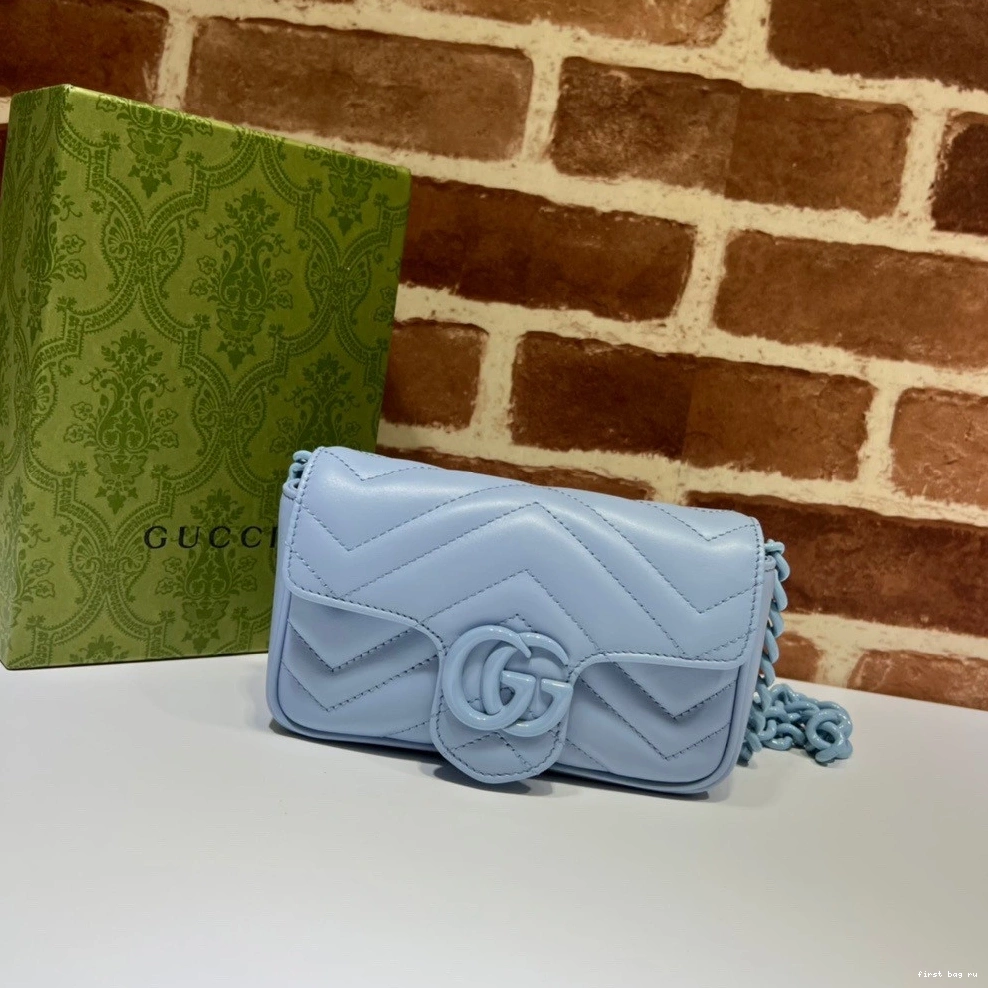First bag ru belt bag-16.5*10*5cm Gucci Marmont GG 0803